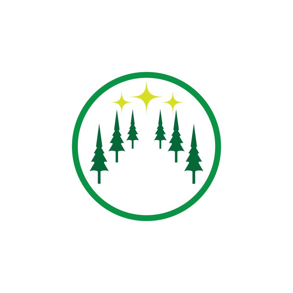 pine tree icon vector