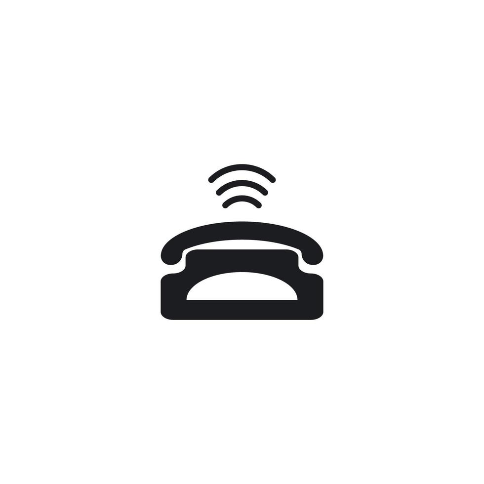 Telephone icon customer vector