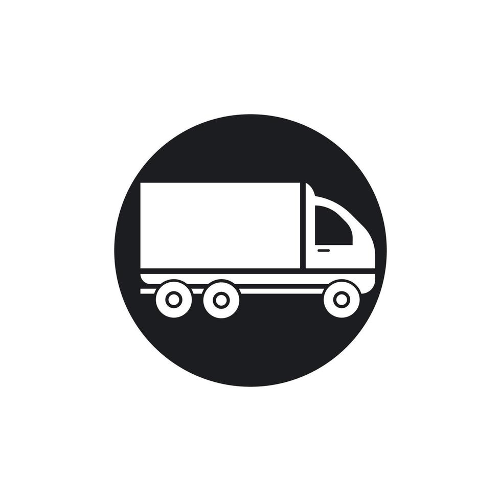 delivery truck icon vector