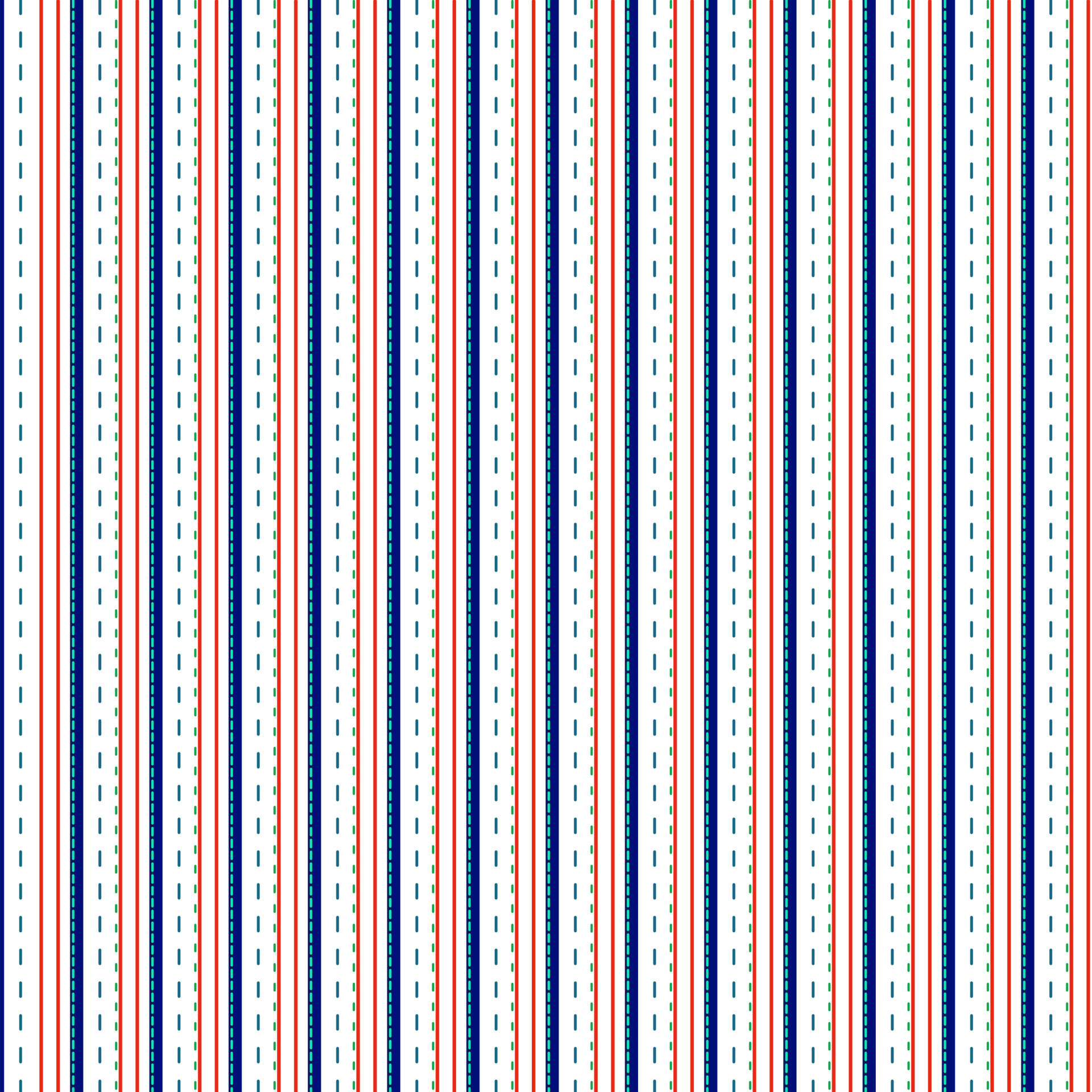 Straight lines, patch lines, blue, red for background, shirts, books