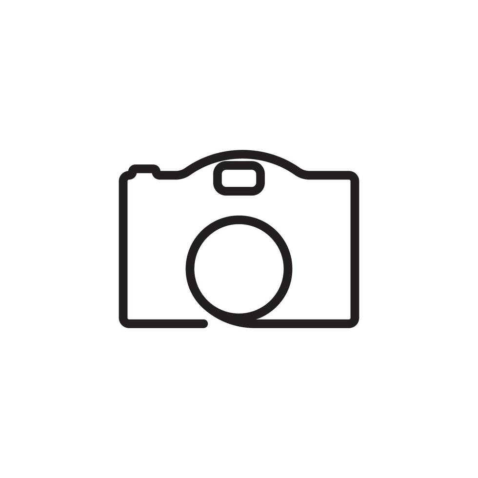 Camera logo icon vector