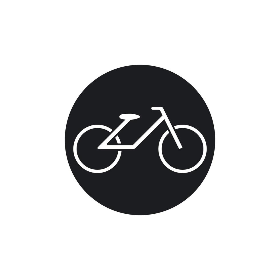 vector de logotipo de bicicleta