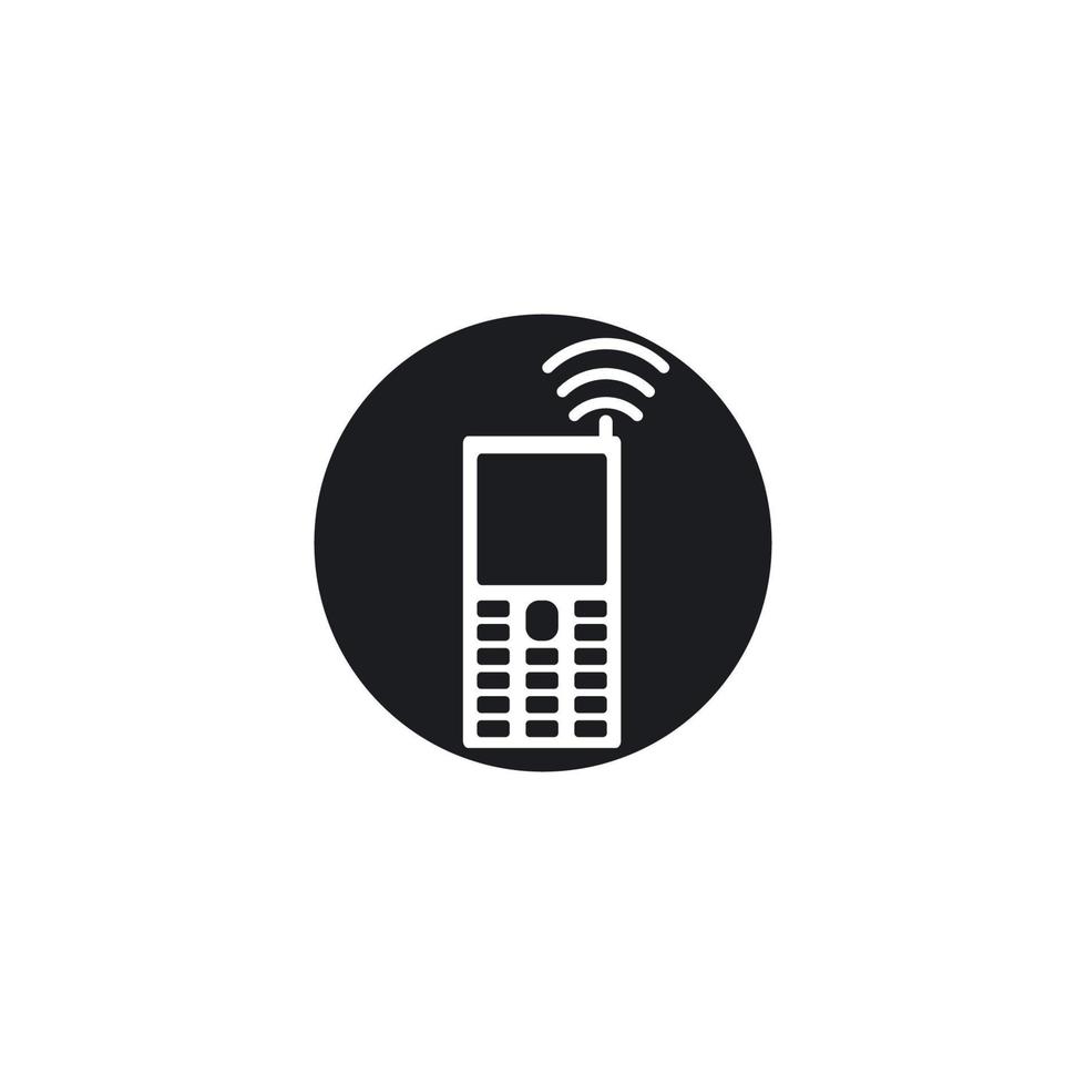 icono de telefono cliente vector