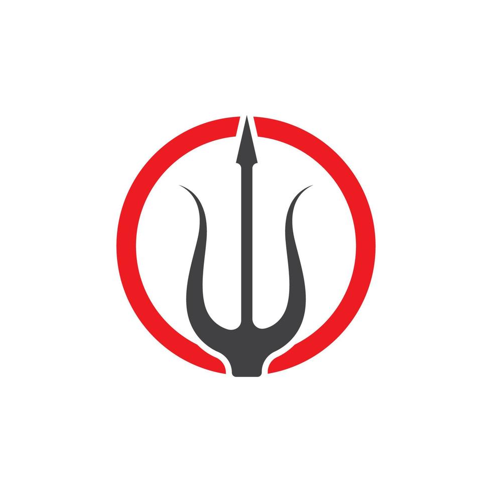 Trident Logo Template vector