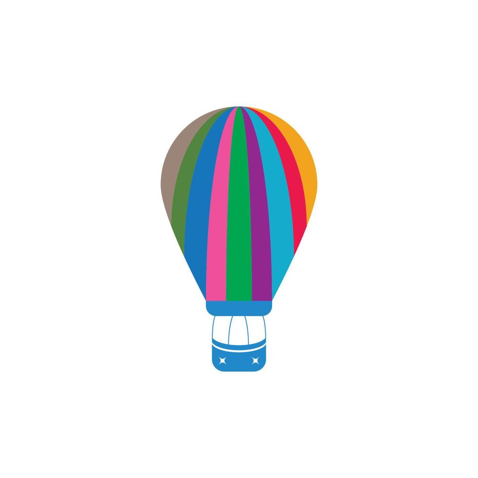 air balloon logo vector