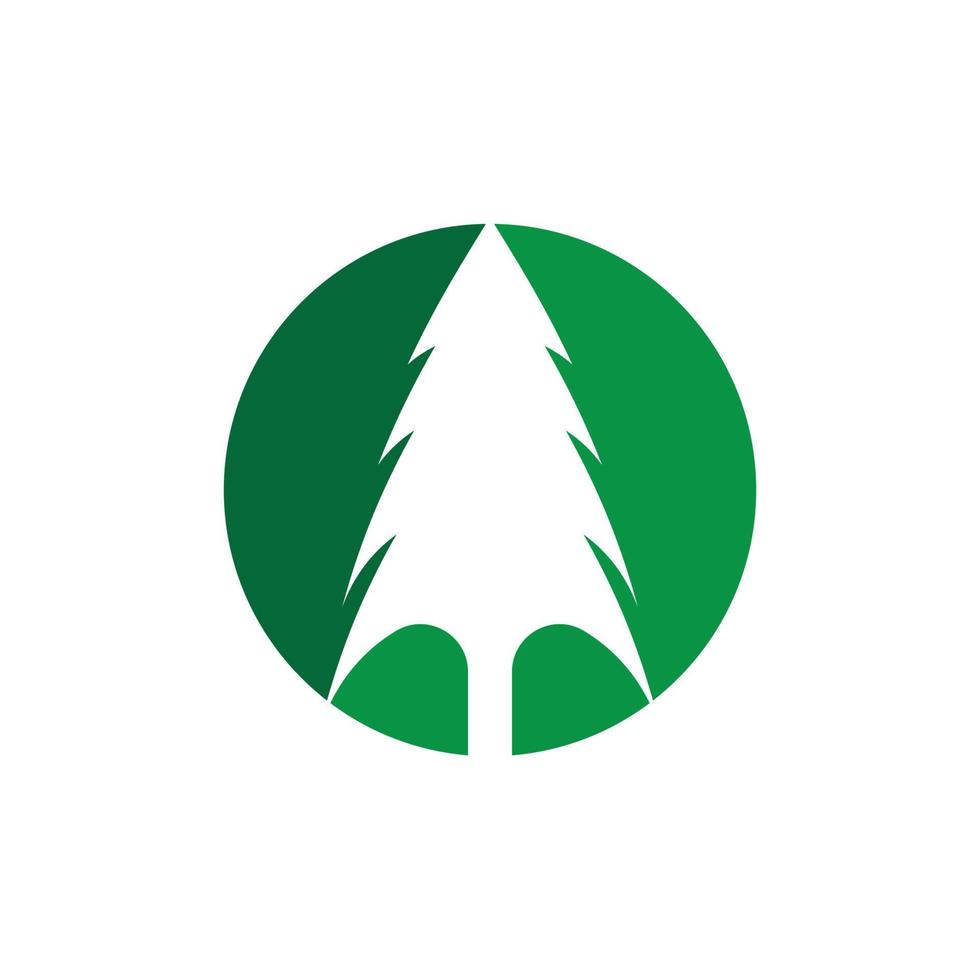 pine tree icon vector