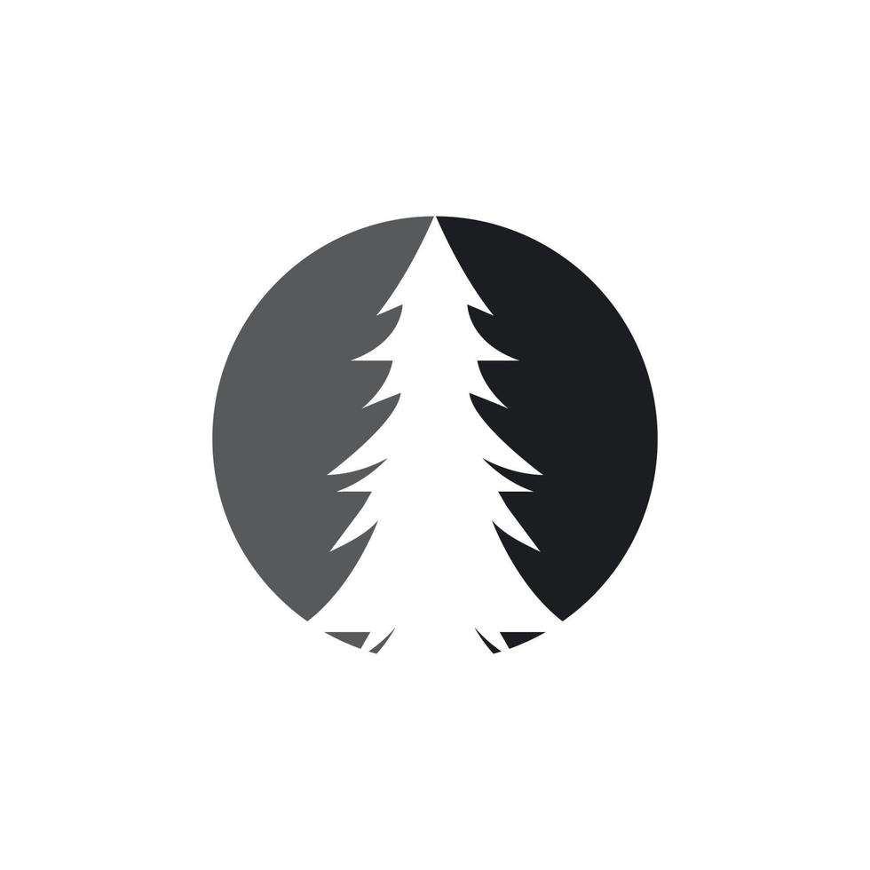 pine tree icon vector