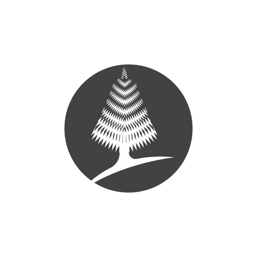 pine tree icon vector