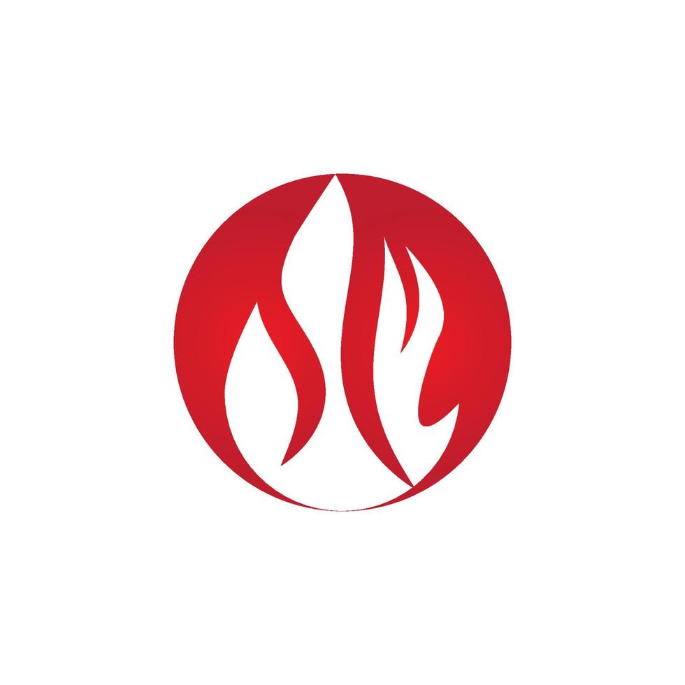 logo de llama de fuego vector