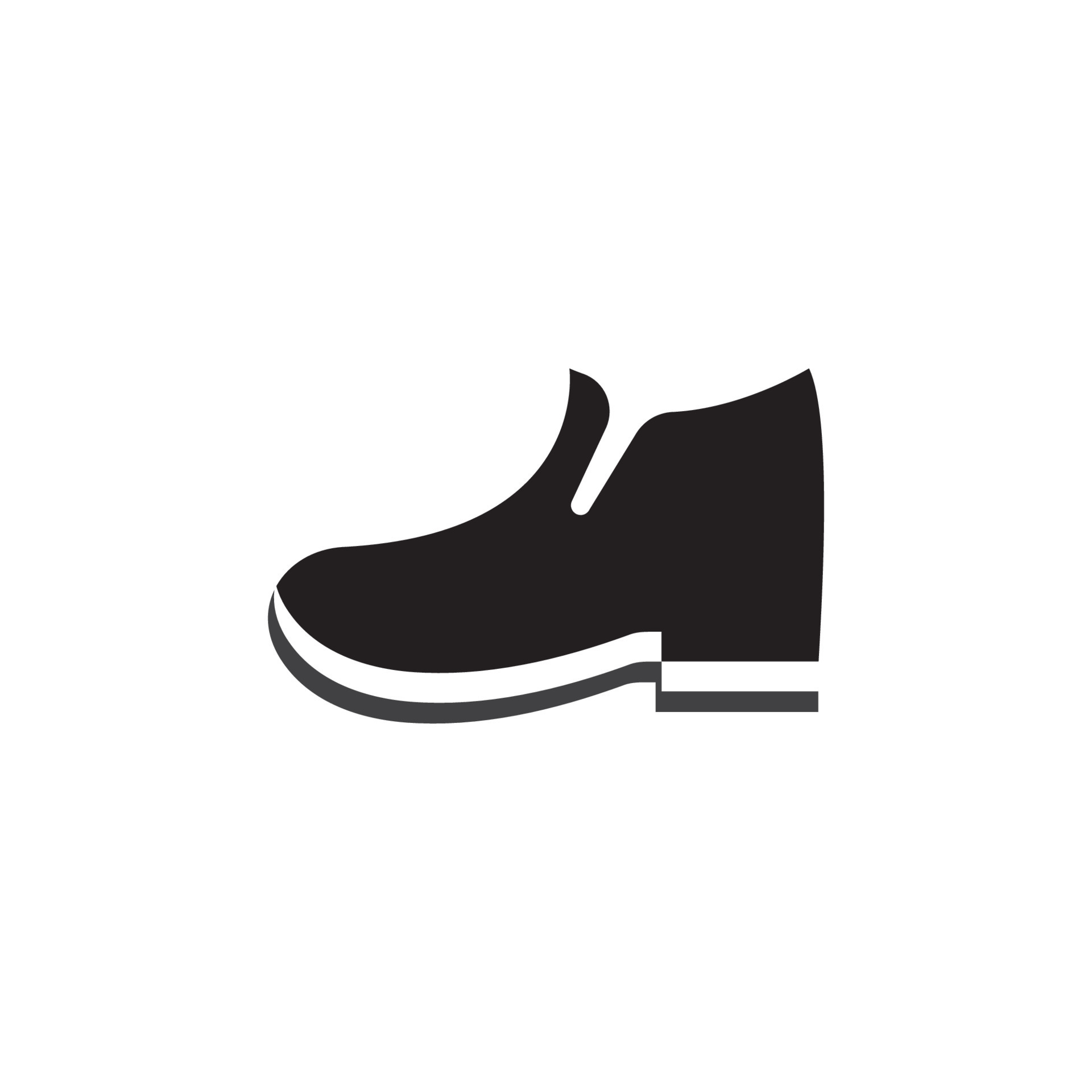 shoe man logo vector 13043926 Vector Art at Vecteezy