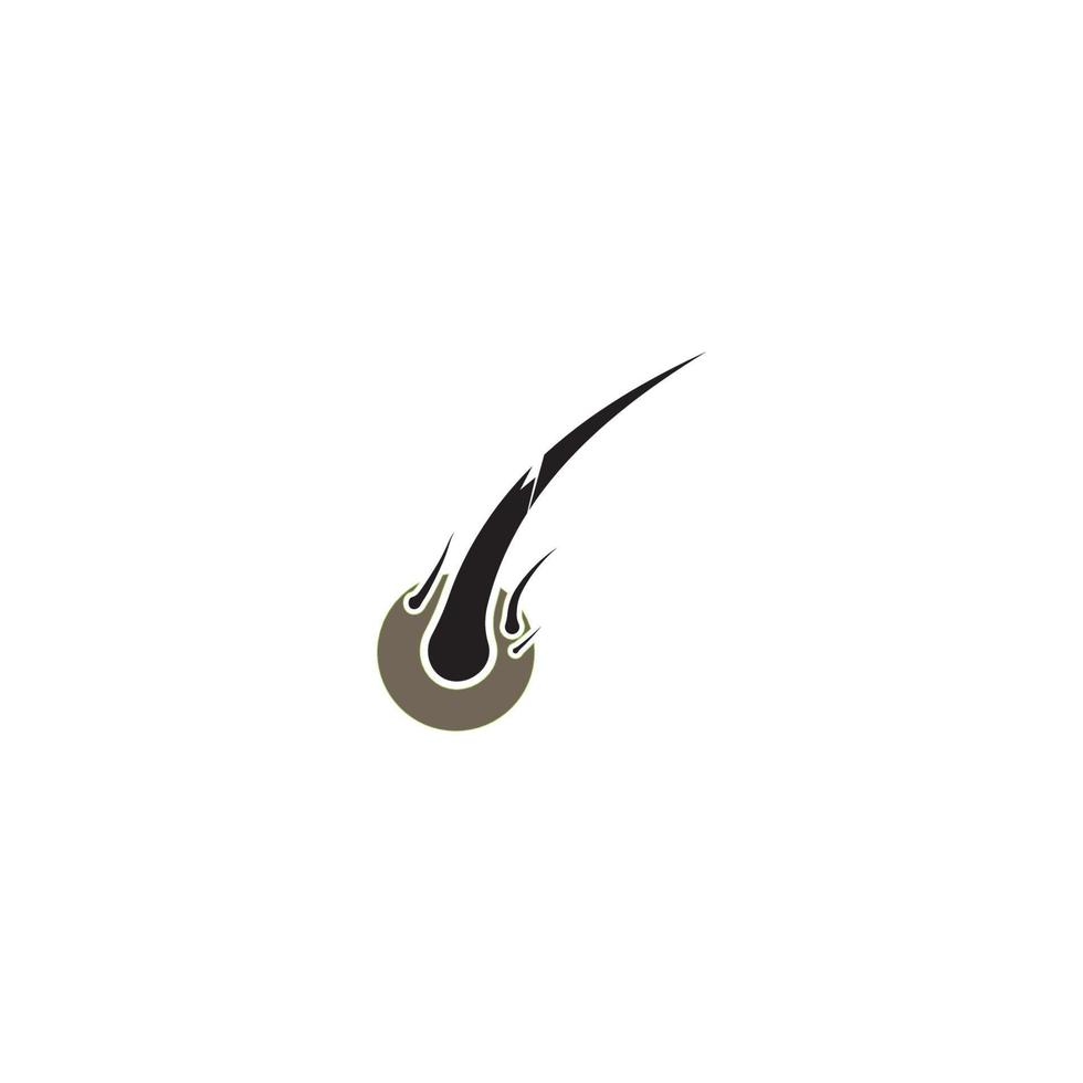 hair folicle logo vector