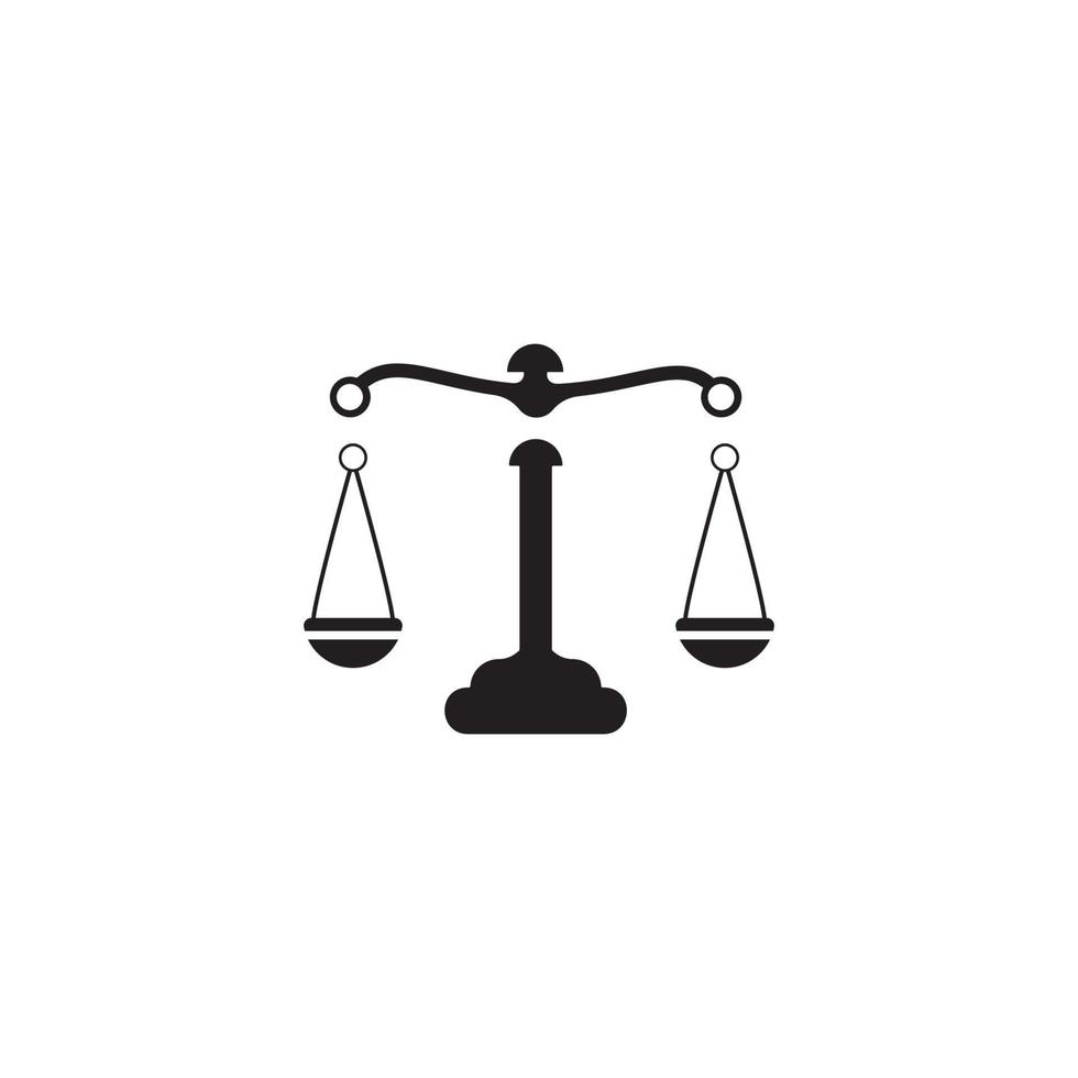 logotipo de la firma de abogados vector