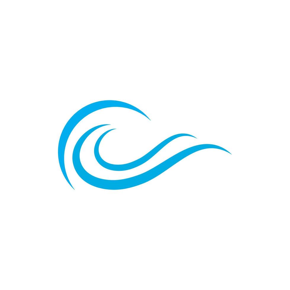 Water wave Logo vector