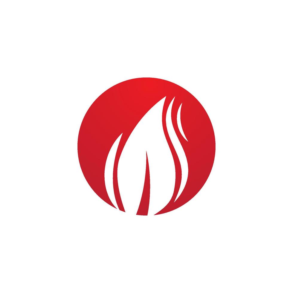 logo de llama de fuego vector