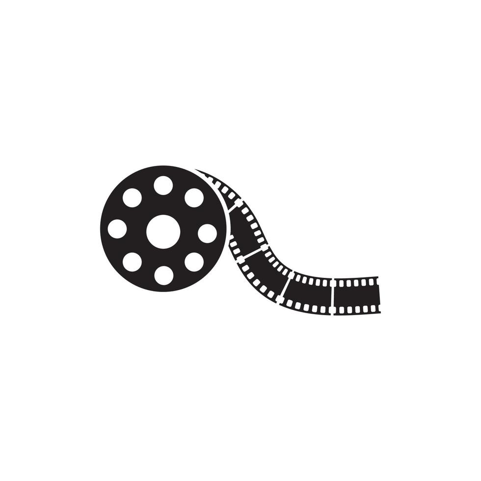 filmstrip Logo Template vector