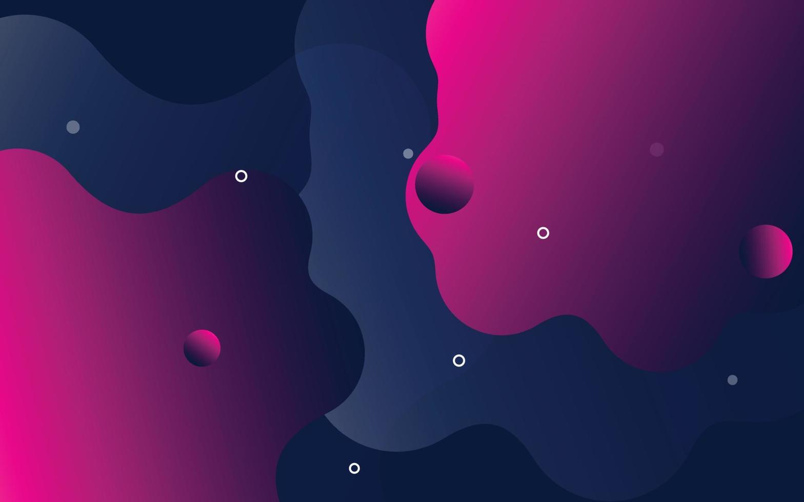 Abstract 3d art background. Holographic floating liquid blobs. soap bubbles. metaballs vector