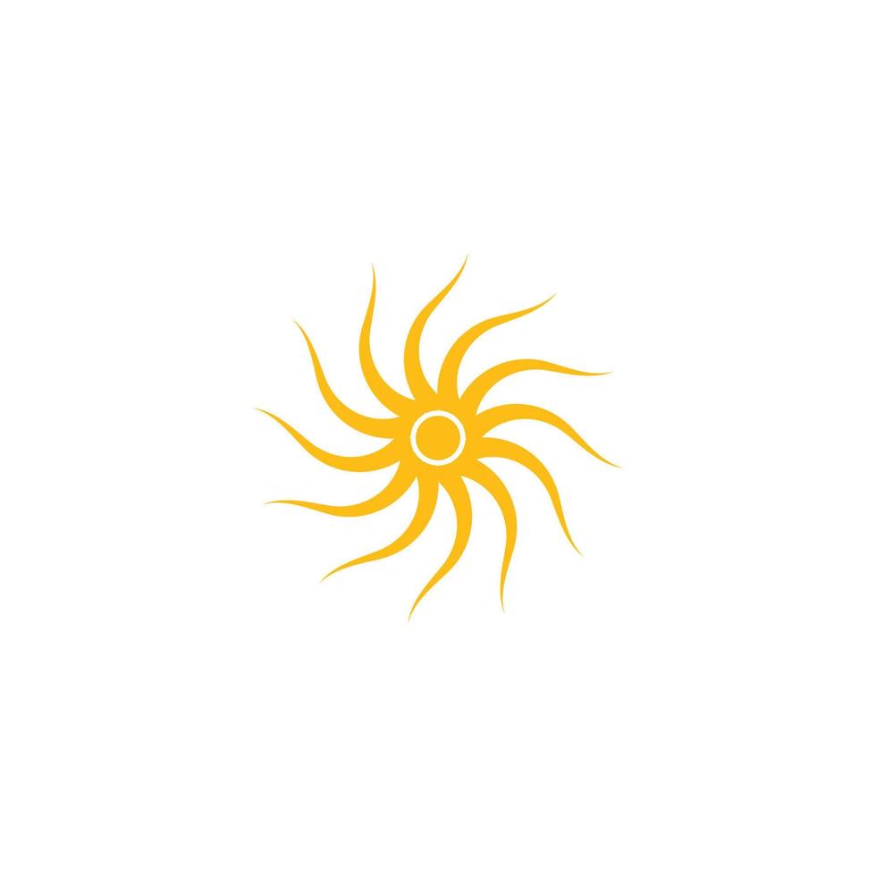 sun ilustration logo vector