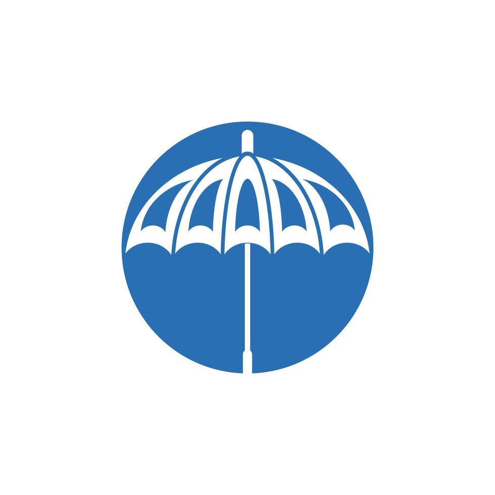 vector logo paraguas