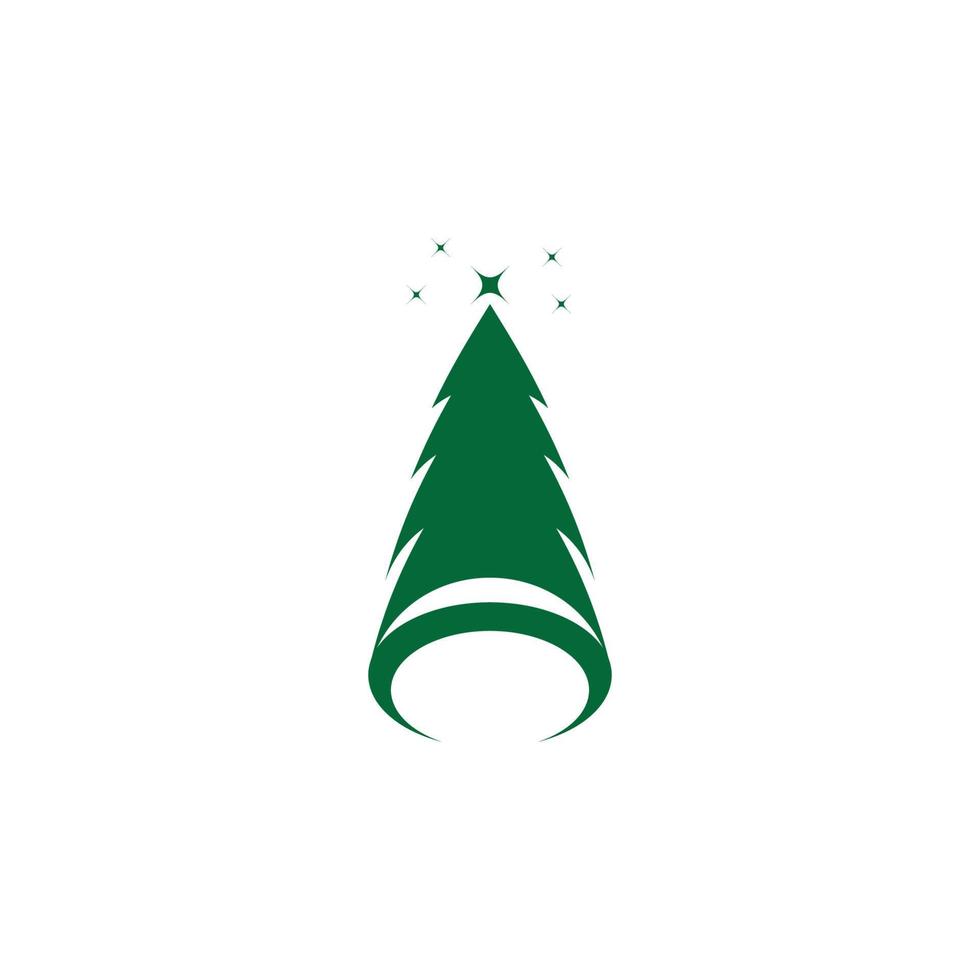 pine tree icon vector
