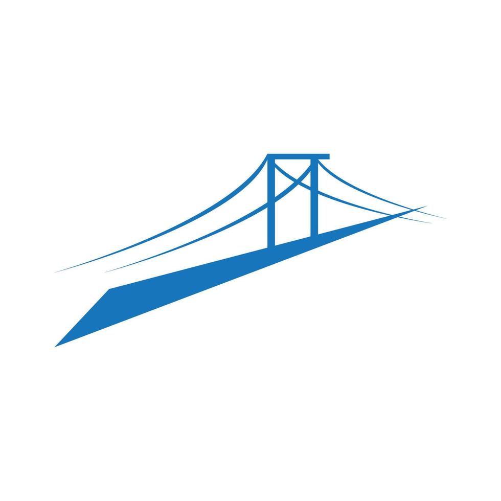 plantilla de logotipo de puente vector