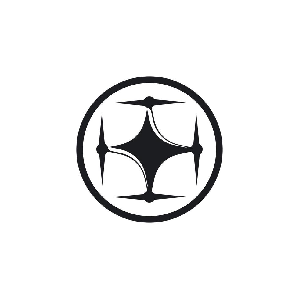Drone logo vector