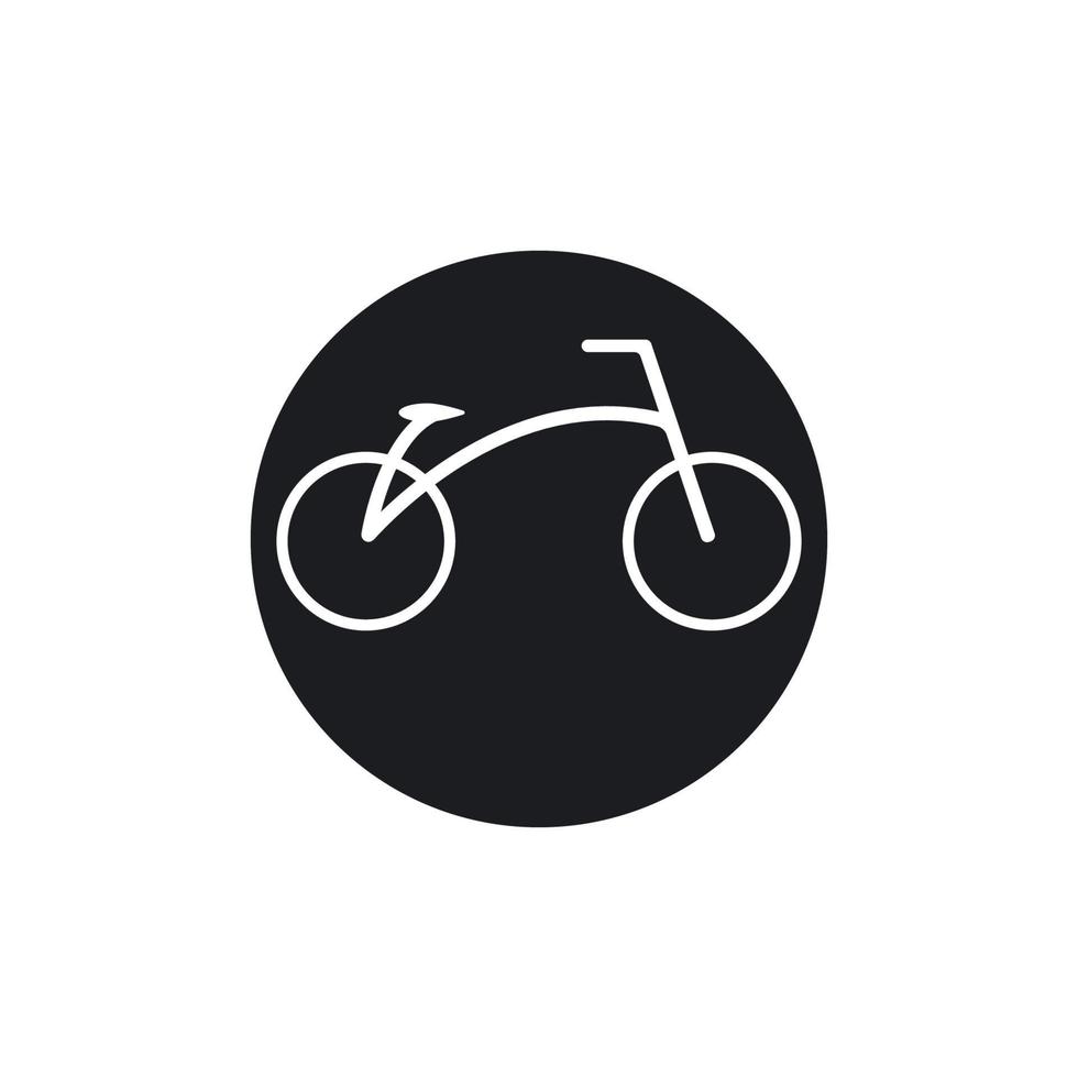 vector de logotipo de bicicleta