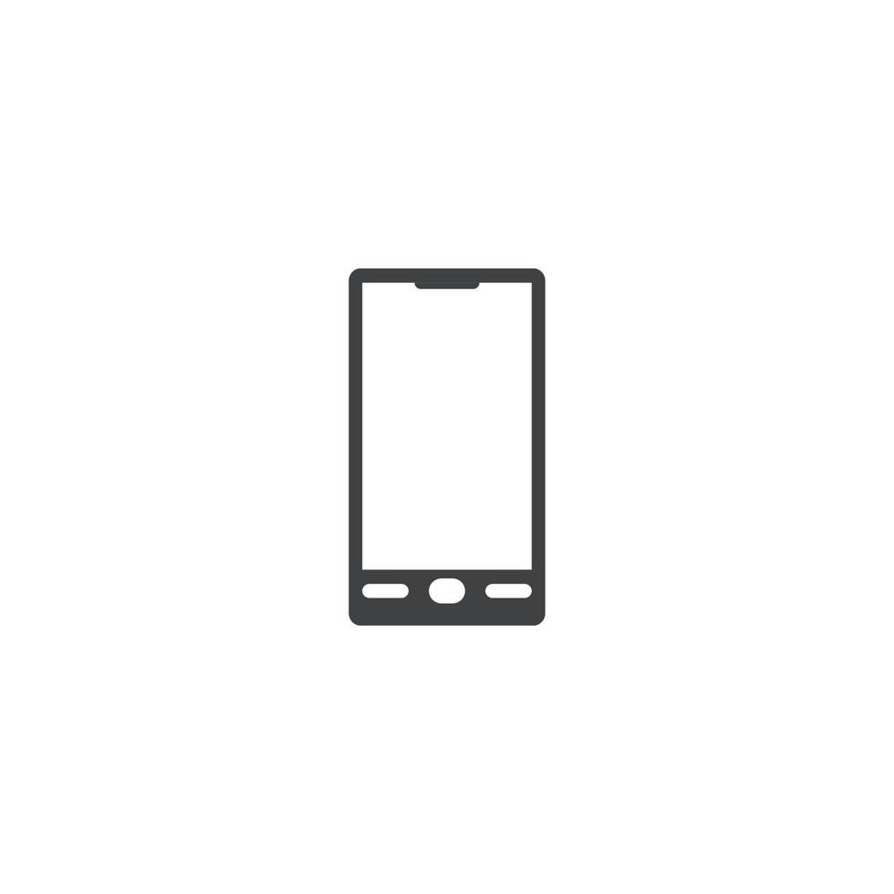 ilustración del icono de teléfono inteligente vector