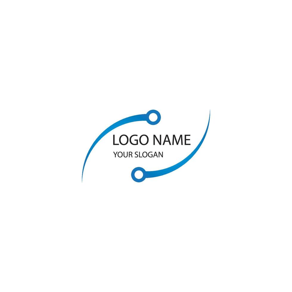 Business technology logo vector