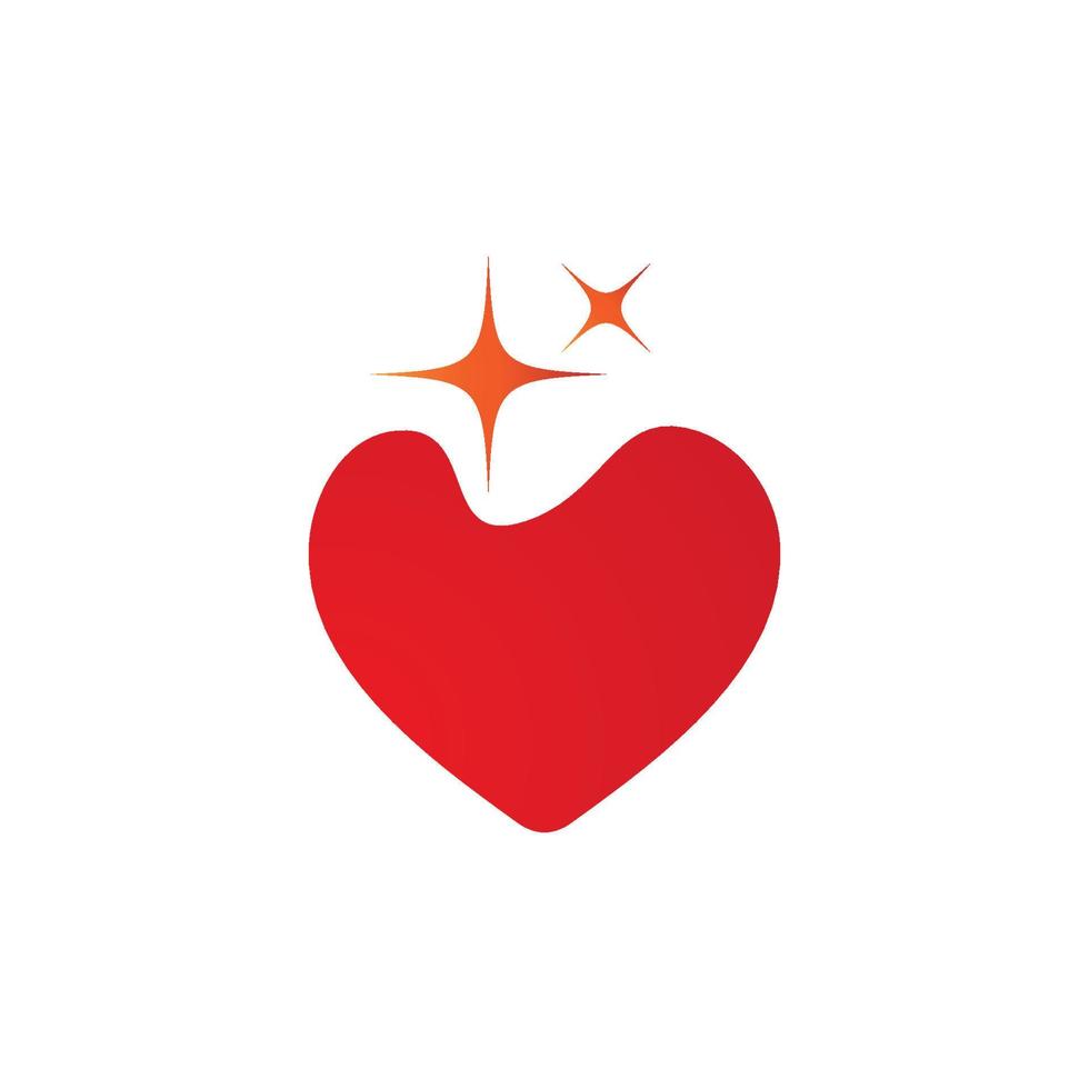 plantilla de logotipo de corazón vector