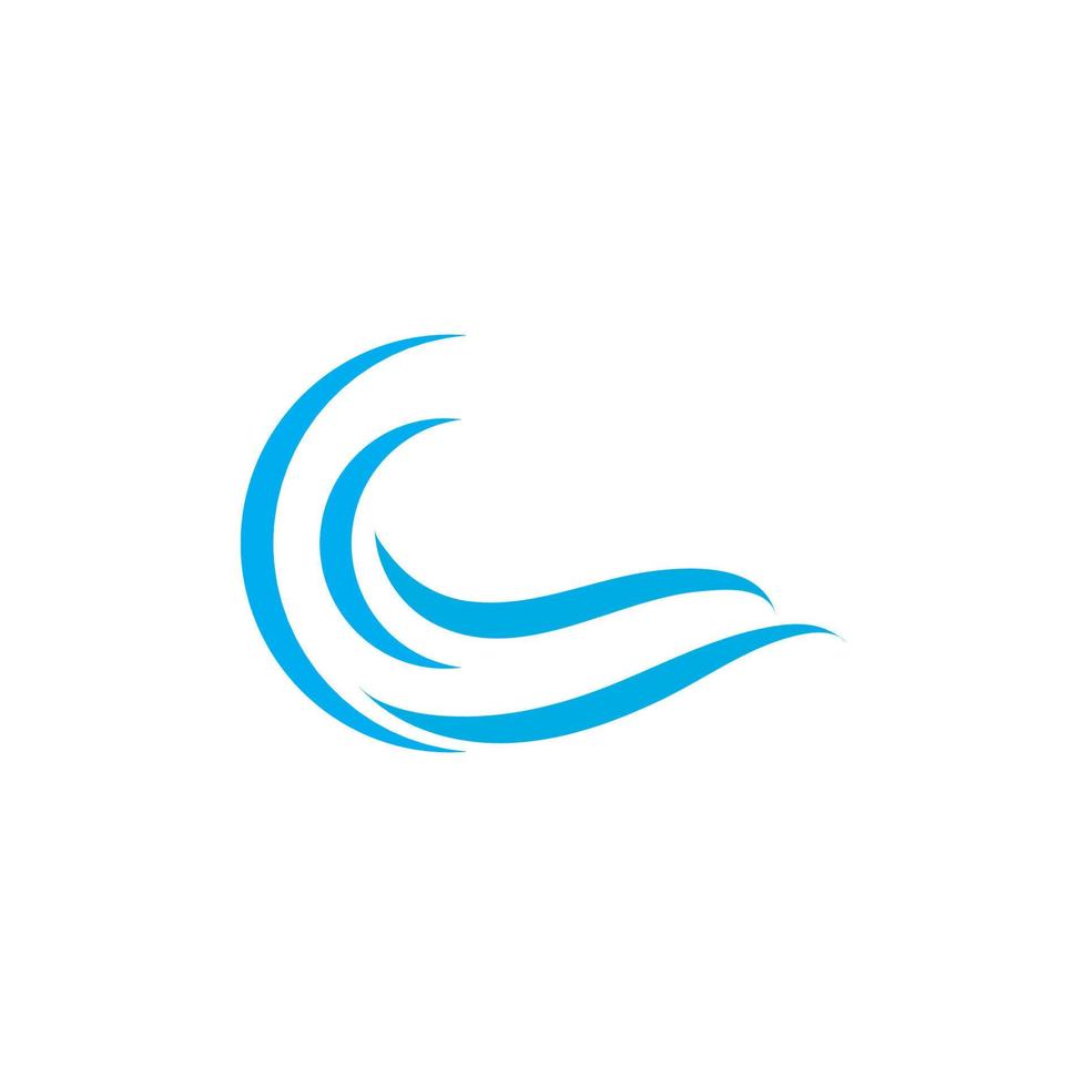 Water wave Logo vector