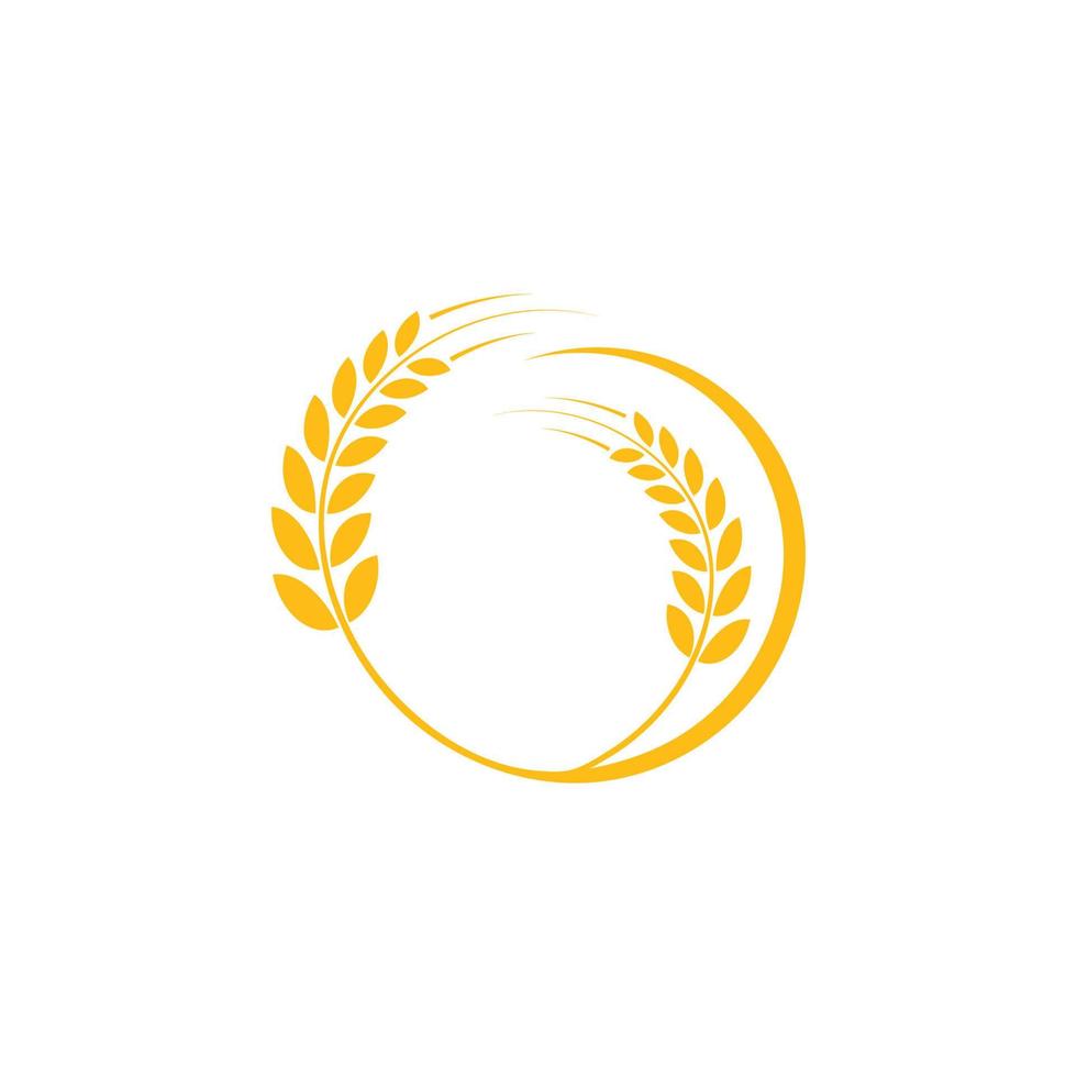 vector de logotipo de trigo