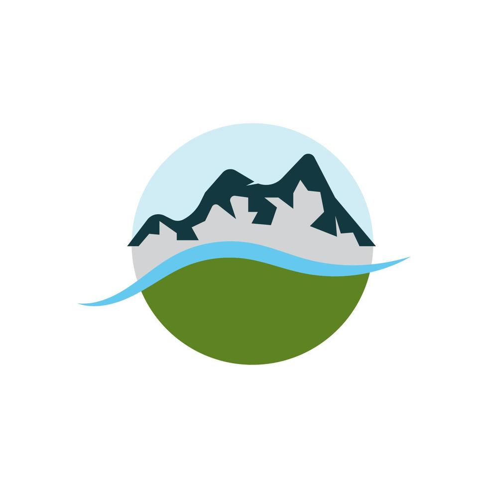 vector logo de montañas