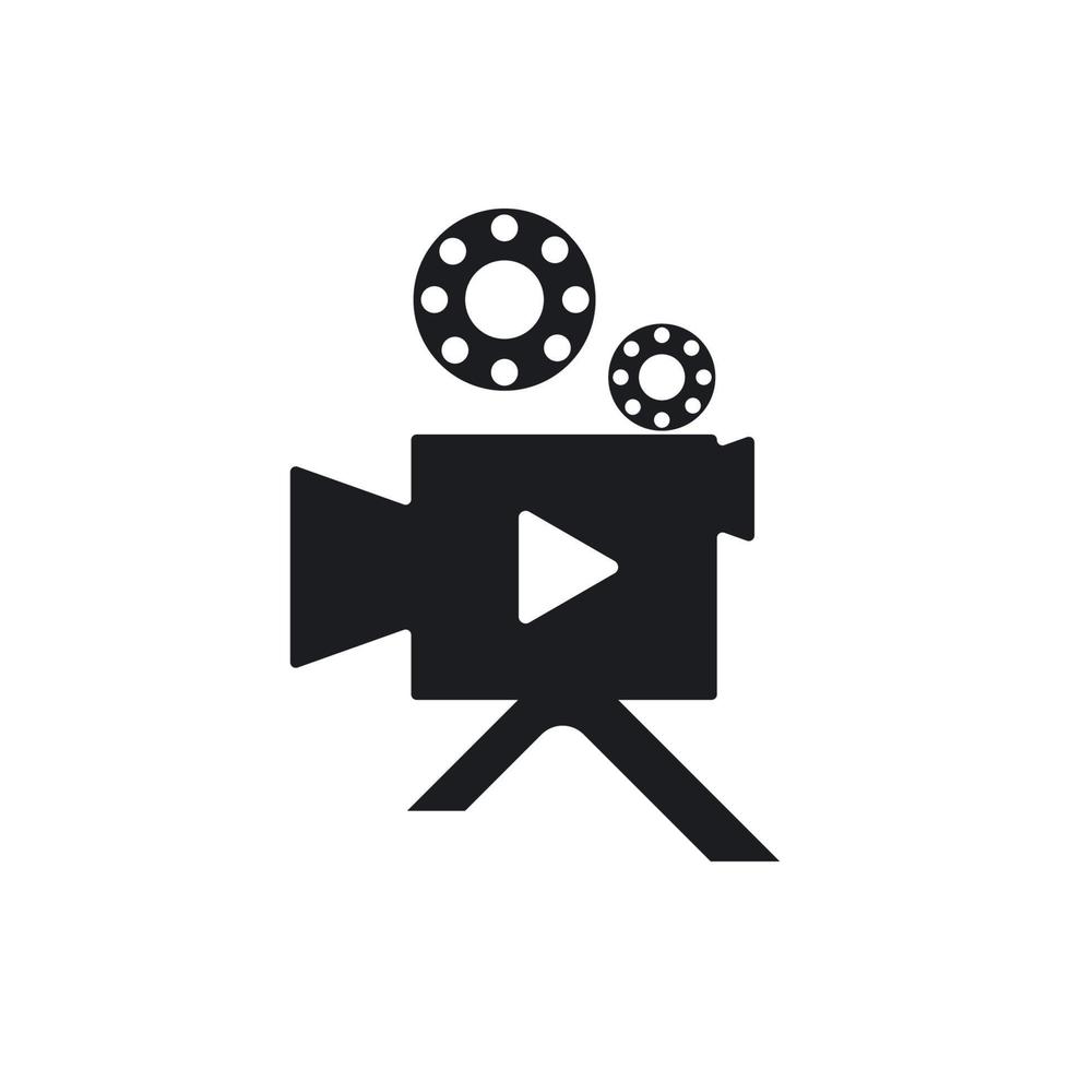 Camera movie icon vector