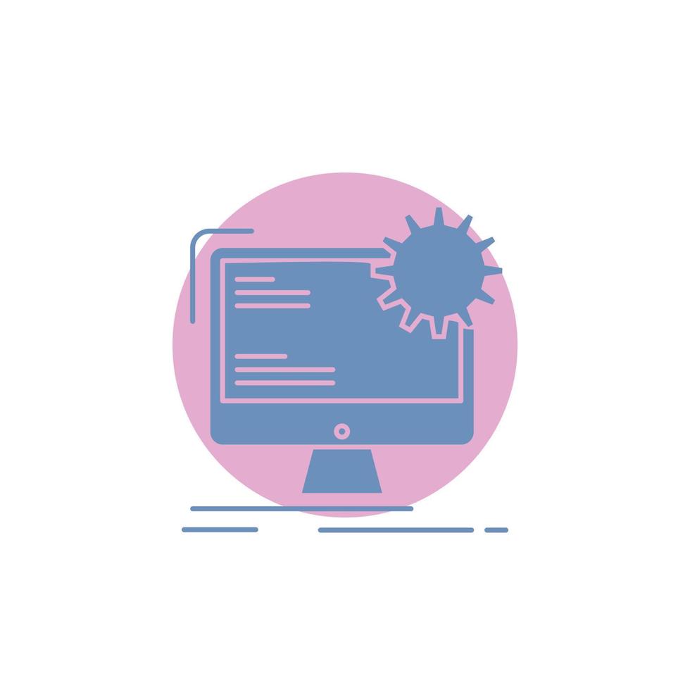 Internet. layout. page. site. static Glyph Icon. vector
