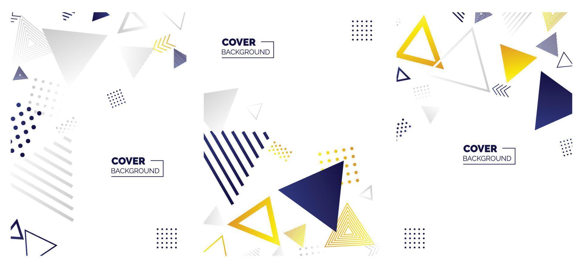 Modern abstract covers set. minimal covers design. Colorful geometric background. vector illustration.