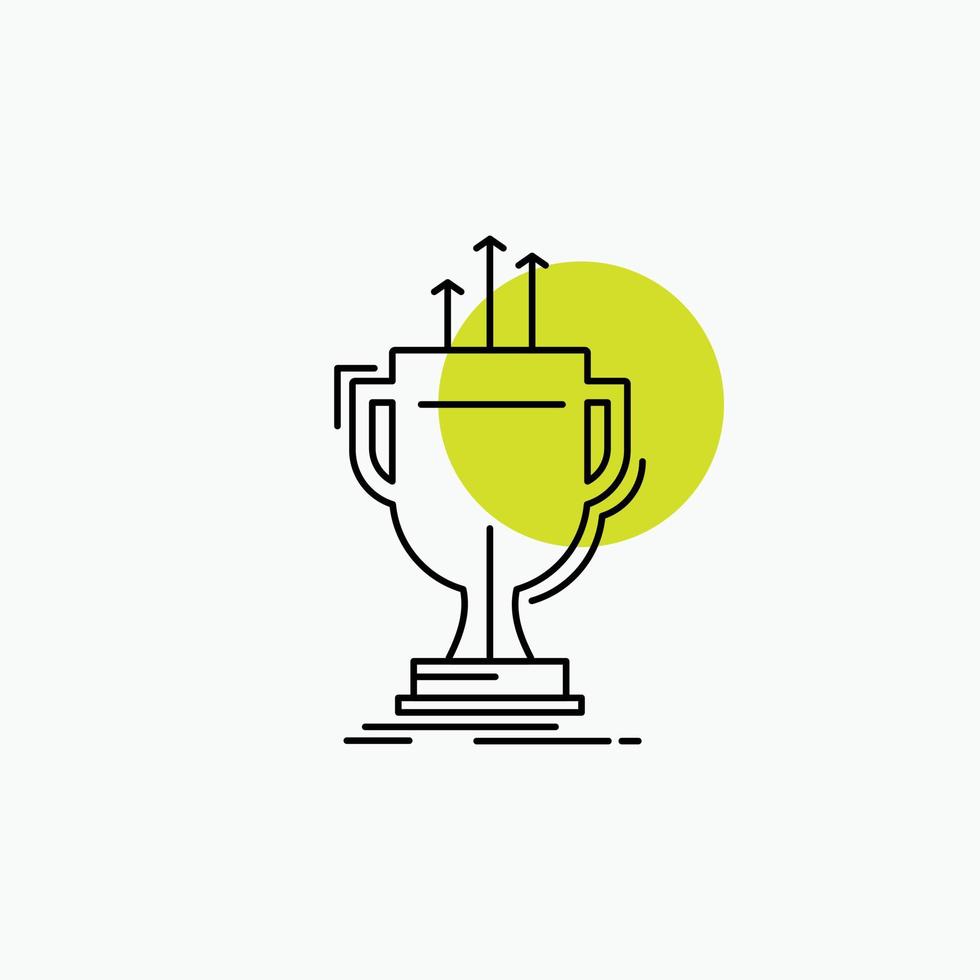 award. competitive. cup. edge. prize Line Icon vector