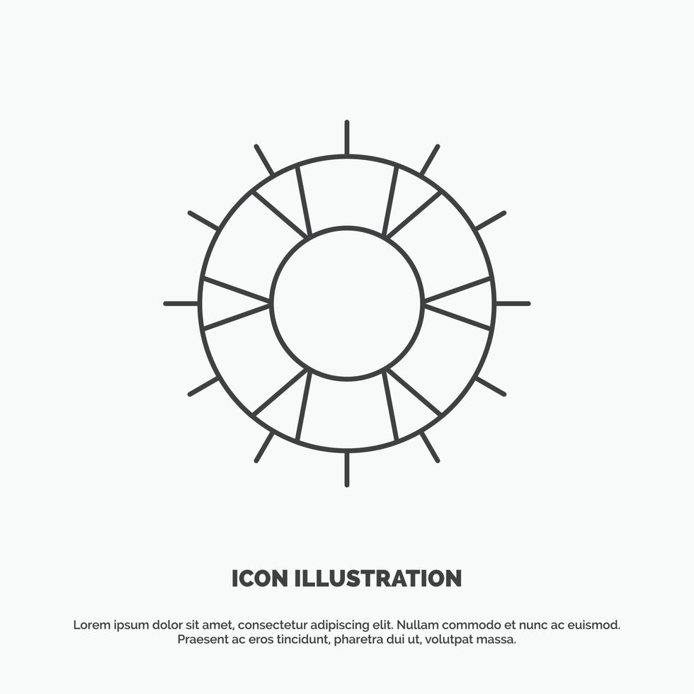 help. lifebuoy. lifesaver. save. support Icon. Line vector gray symbol for UI and UX. website or mobile application