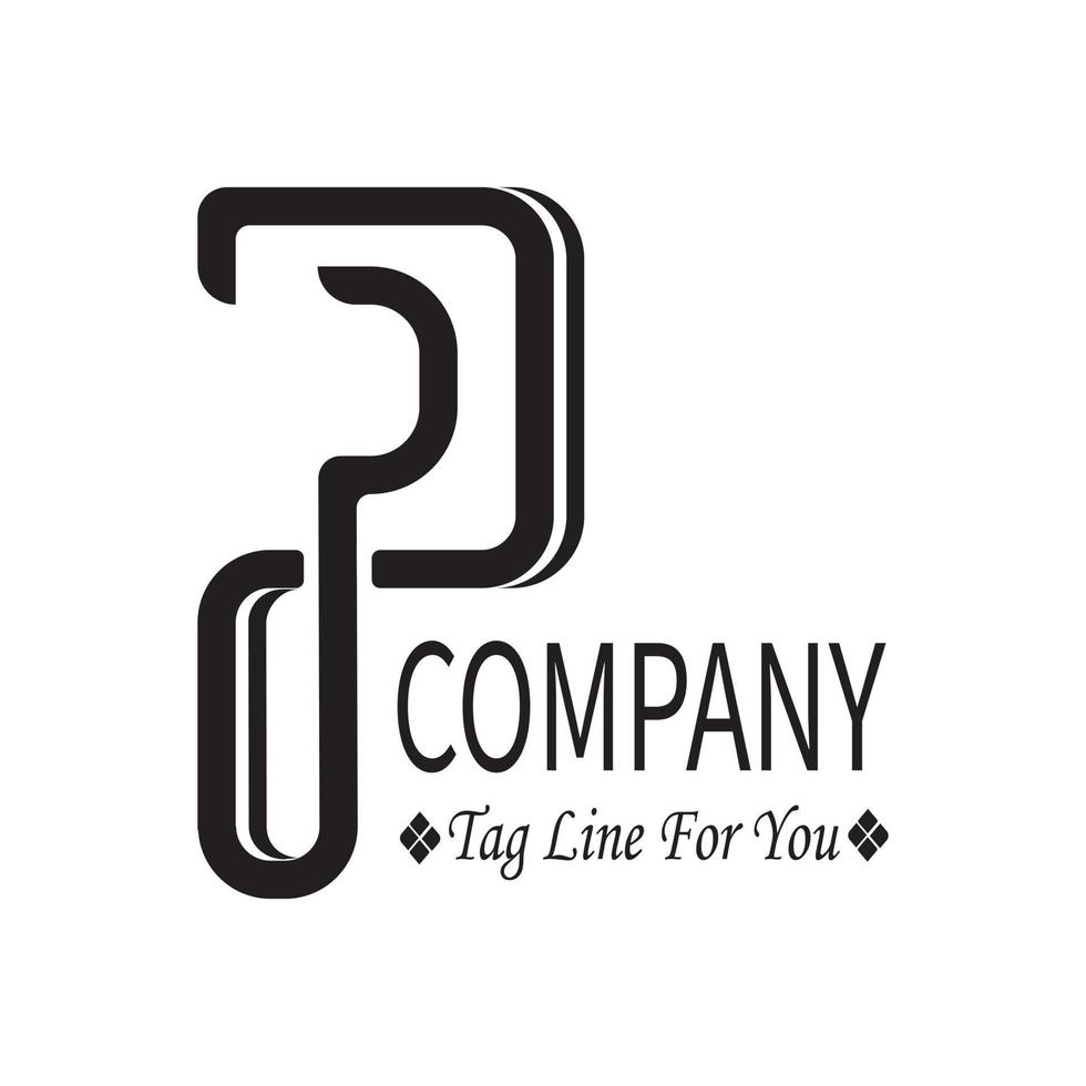 vector logo design geometry black