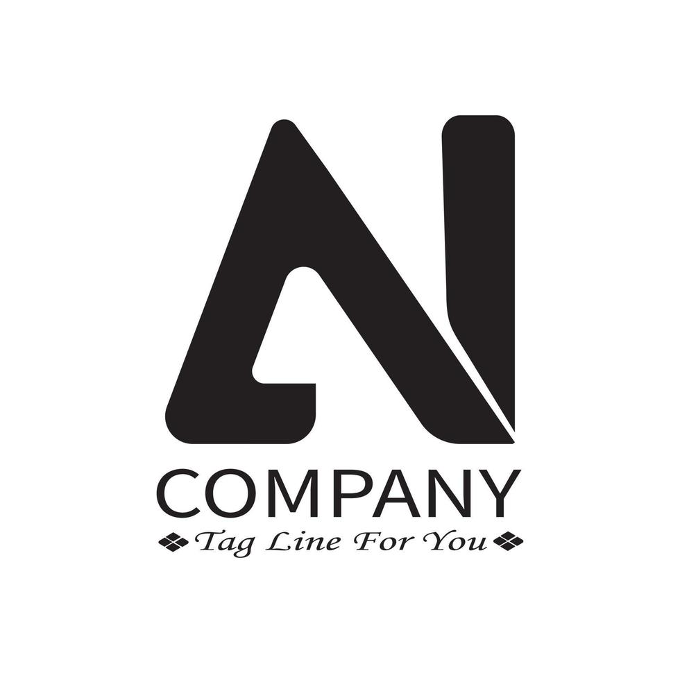 vector logo design geometry black