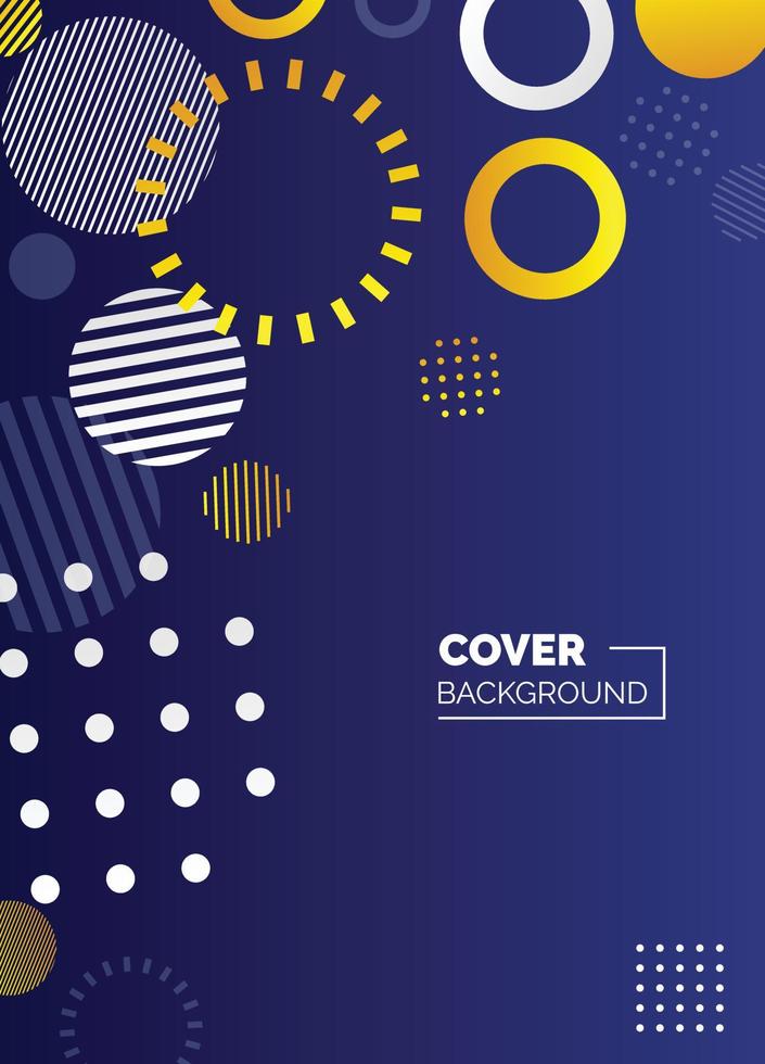 Covers templates set with bauhaus. memphis and hipster style graphic geometric elements. Applicable for placards. brochures. posters. covers and banners. Vector illustrations