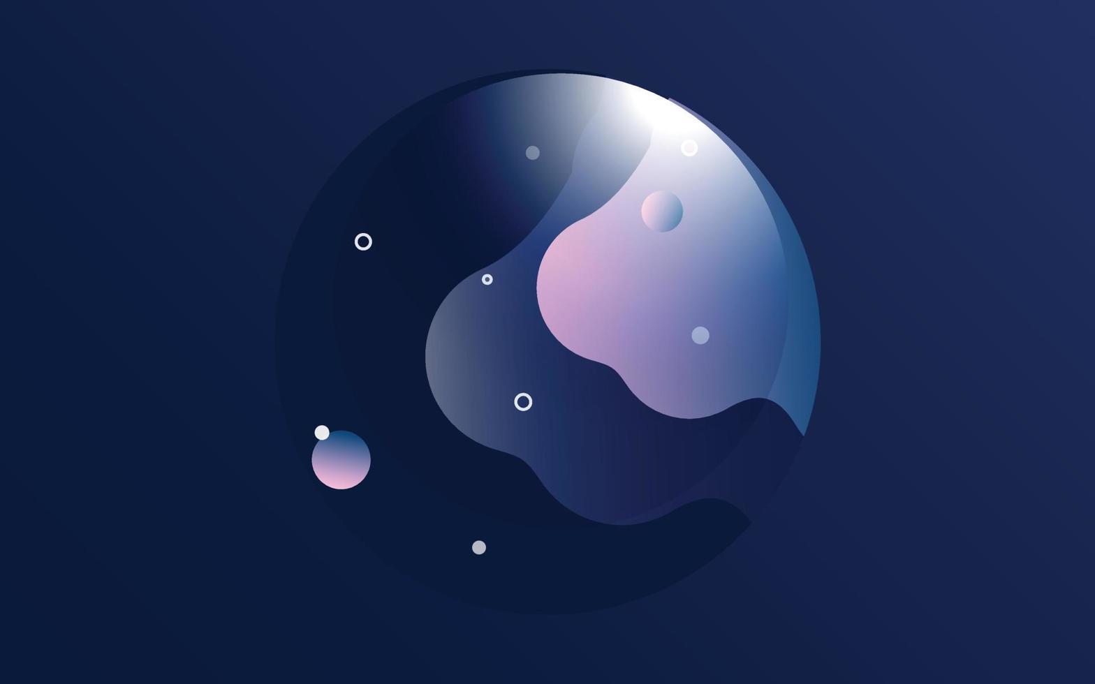 Set of liquid color abstract geometric shapes. Fluid gradient elements for minimal banner. logo. social post. Futuristic trendy dynamic elements. Abstract background vector