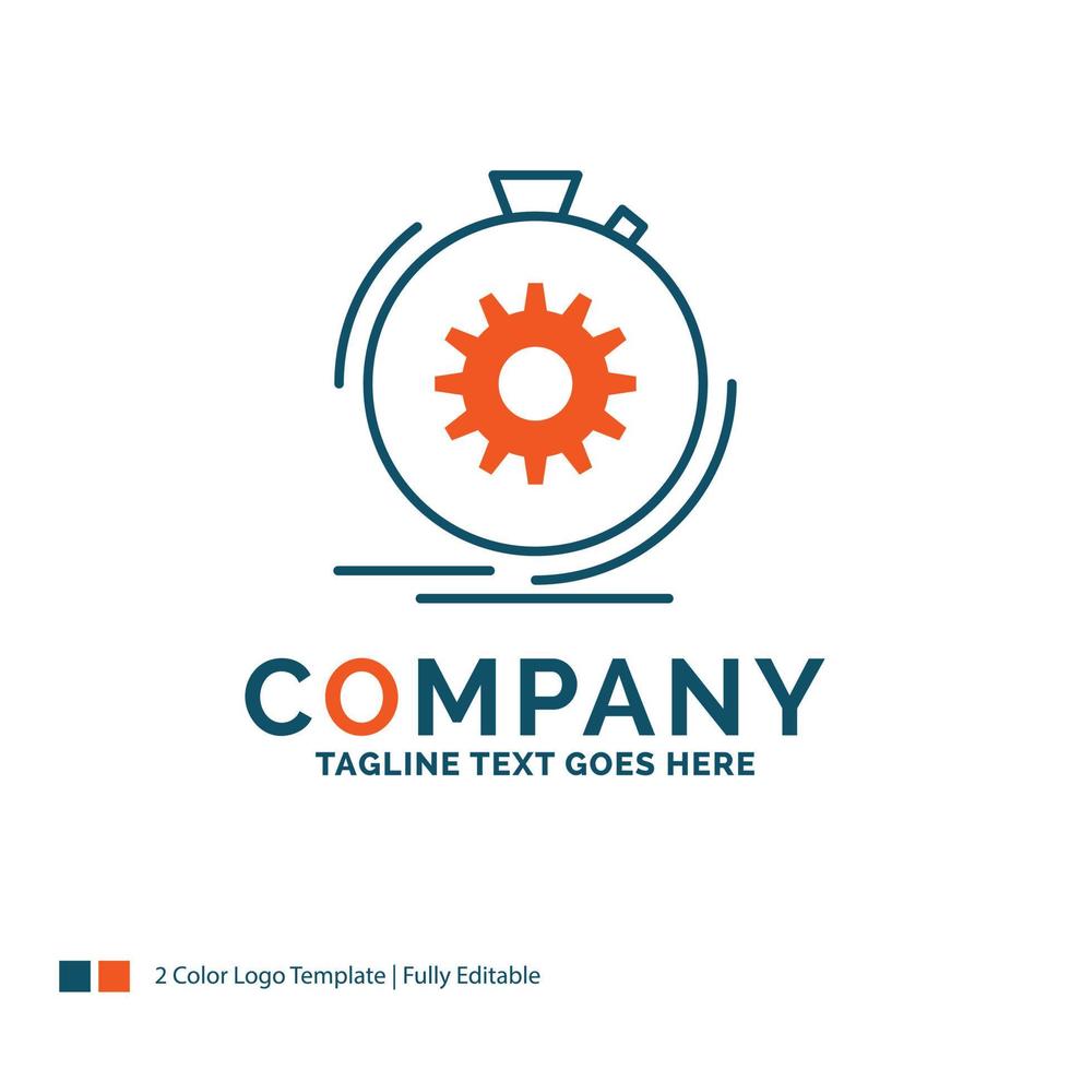 Action. fast. performance. process. speed Logo Design. Blue and 