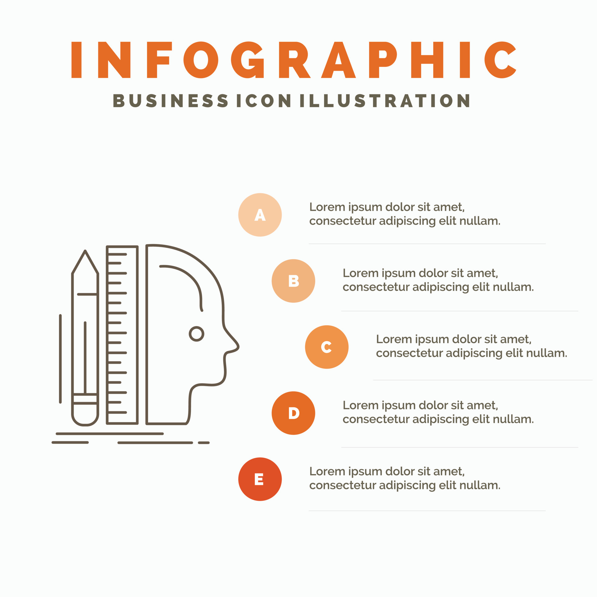 Design Human Ruler Size Thinking Infographics Template For Website design-human-ruler-size-thinking-infographics-template-for-website