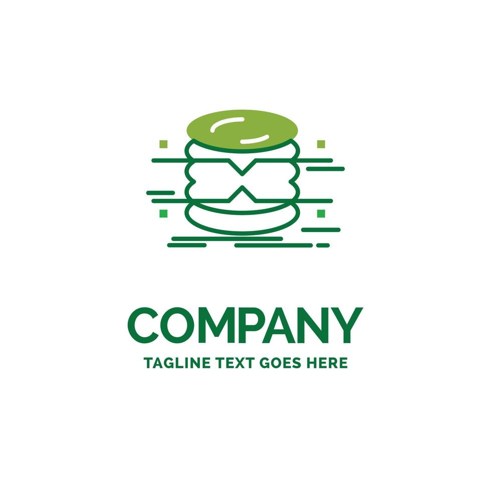 database. data. architecture. infographics. monitoring Flat Business Logo template. Creative Green Brand Name Design. vector