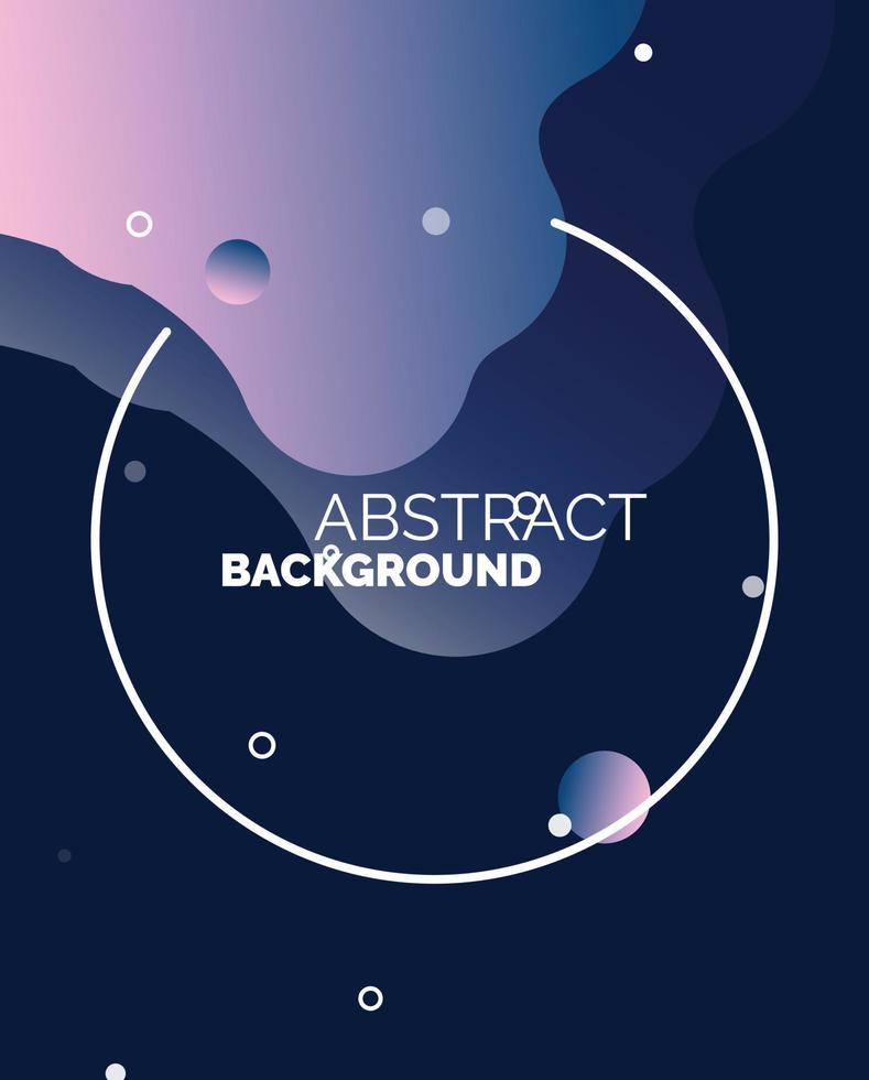 Gradient abstract shapes cover collection vector
