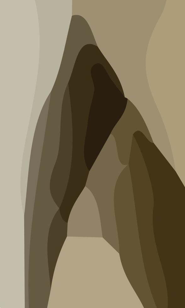 Aesthetic brown abstract background vector
