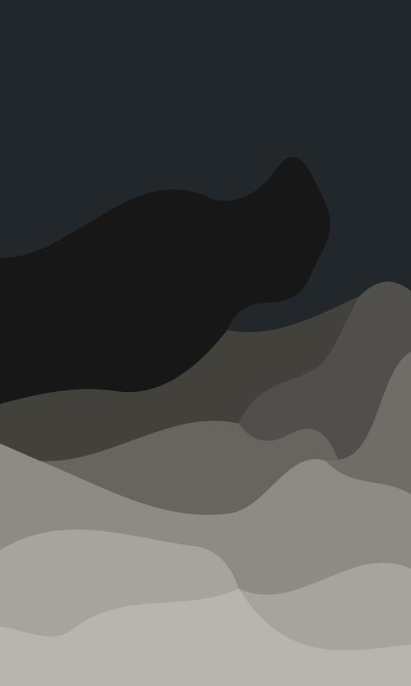 Abstract grey liquid background vector