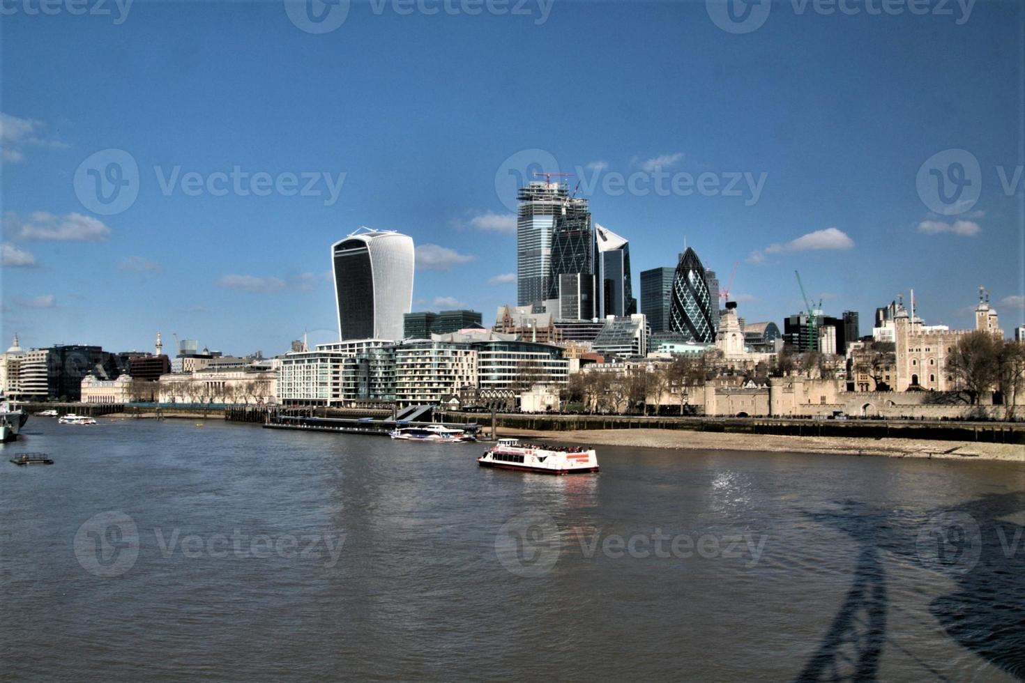 A view of the River Thames in London photo