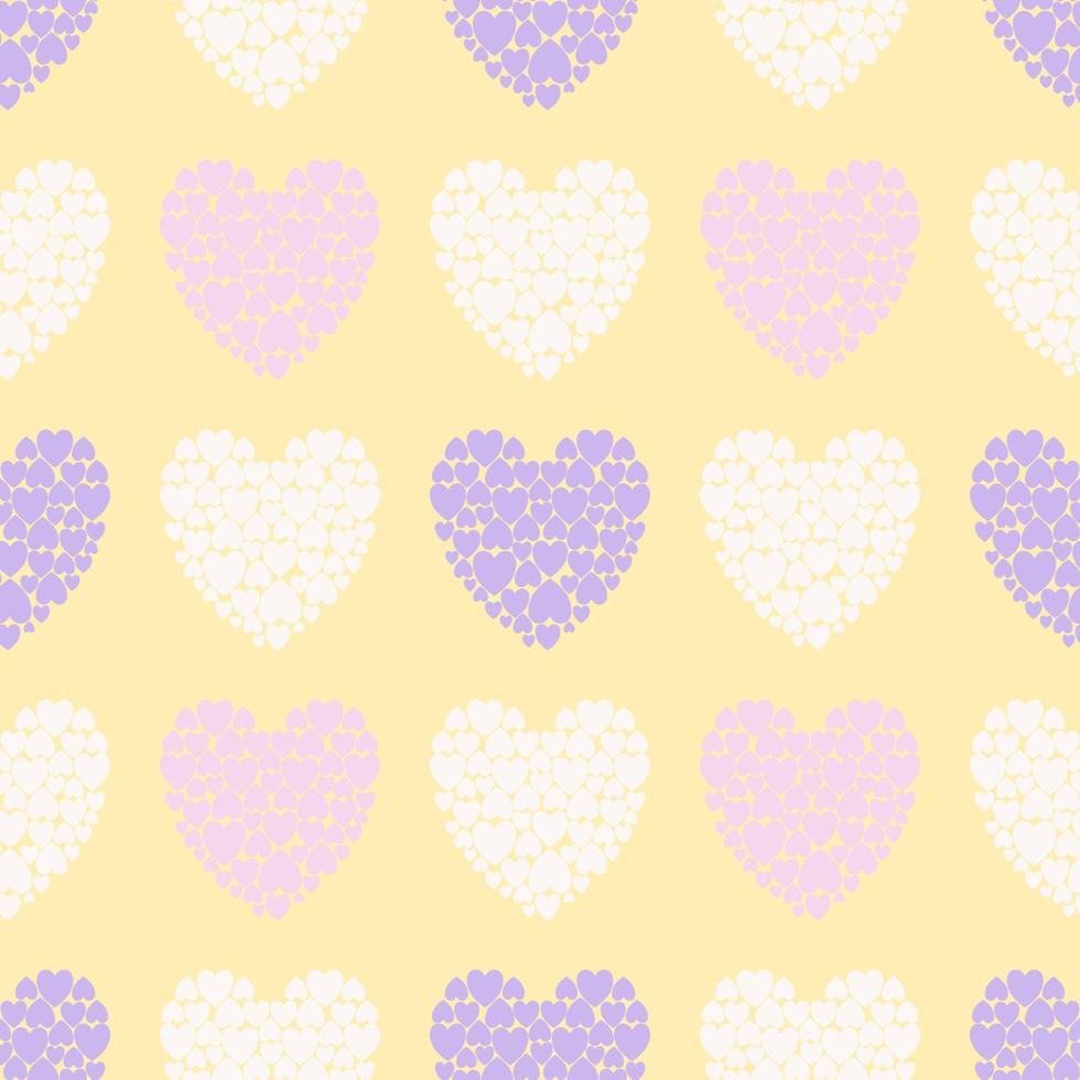 Heart pattern wrapping paper. Patterns for decorating fabrics. vector