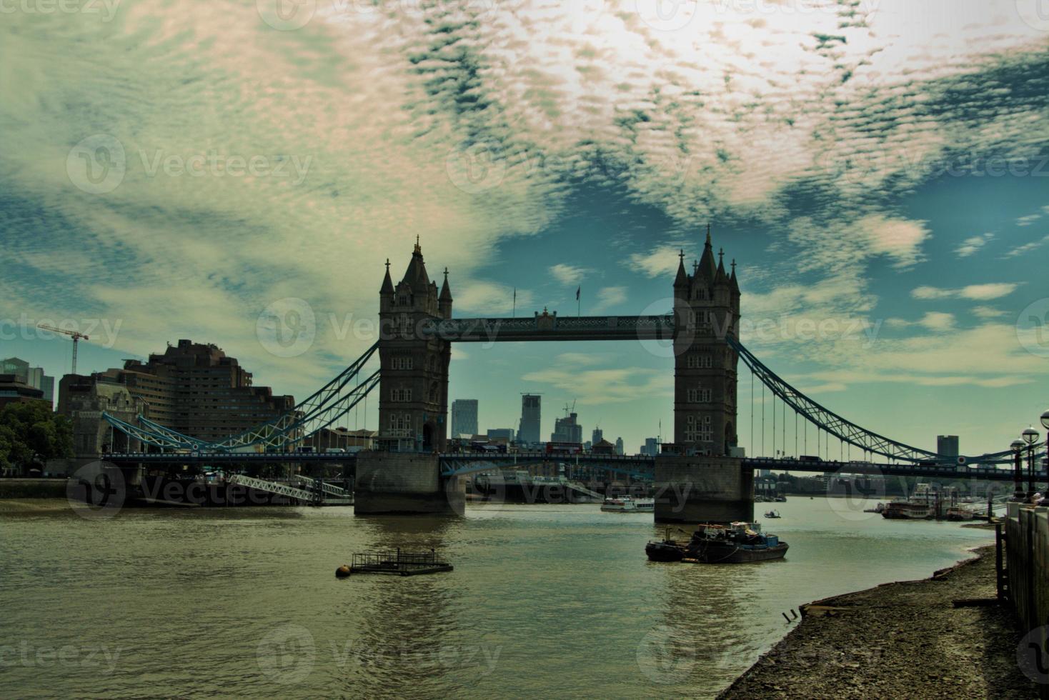 A view of Tower Bridge in London photo
